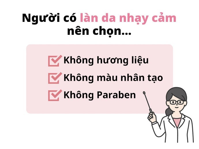 Người Có Da Dễ Kích Ứng: Chọn Loại Dầu Không Chứa Chất Phụ Gia