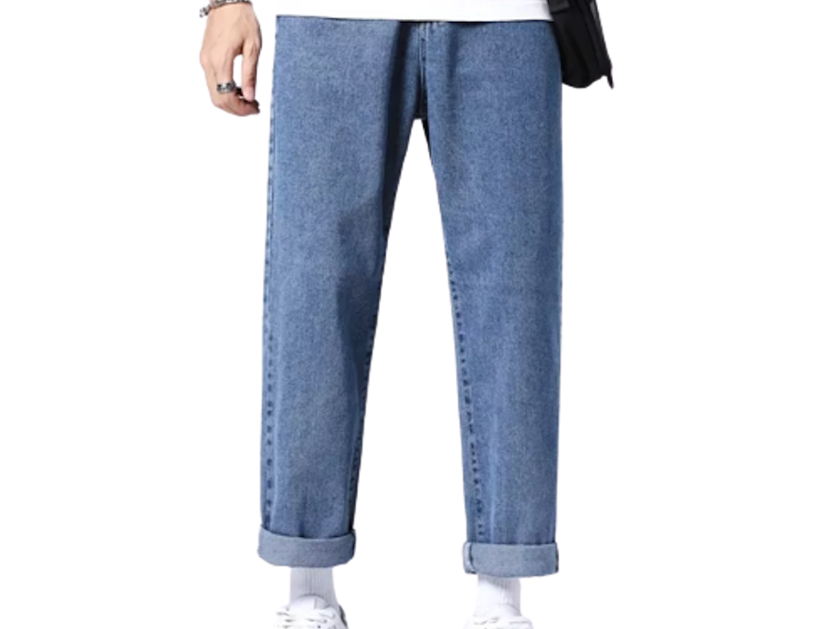 quần jeans ống rộng nam