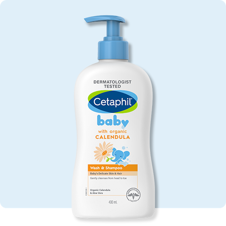 Galderma Sữa Tắm Gội 2 Trong 1 Cetaphil Baby Wash & Shampoo with Organic Calendula Translation missing: vi.activerecord.decorators.item_part_image/alt