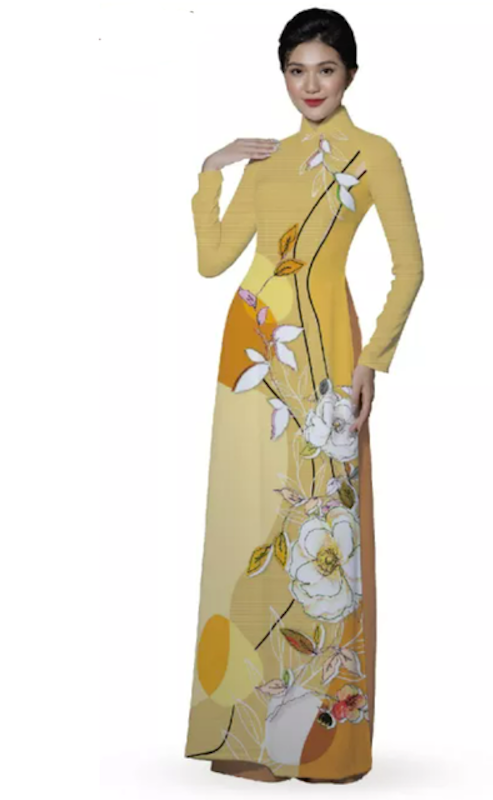 Vải Áo Dài Lụa Co Giãn 1