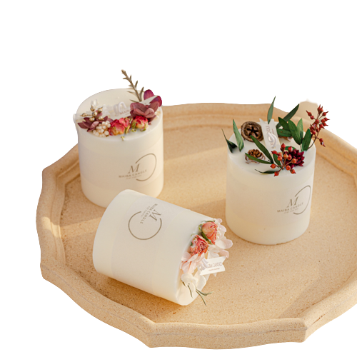 Nến Thơm Handmade Hoa Cỏ 4 Mùa Maiba 1