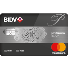 Thẻ Debit BIDV Mastercard Platinum