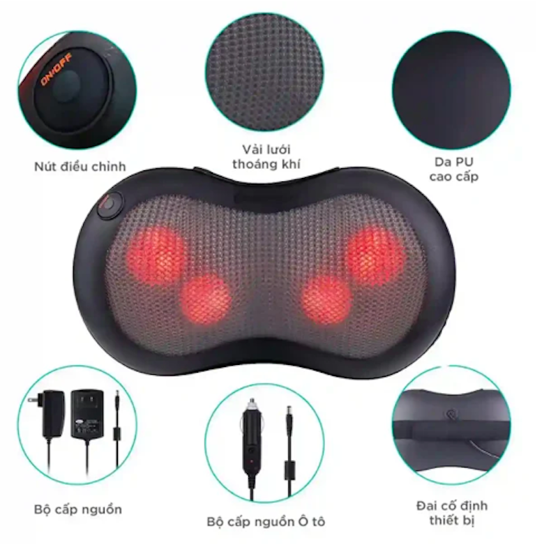 Gối Massage Cổ KINGTECH 2