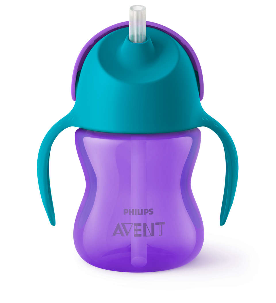 Bình Tập Uống Có Ống Hút 200 ML Philips Avent  1