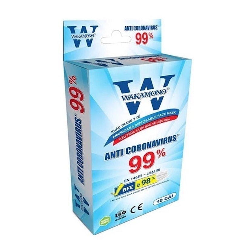 Khẩu Trang Trắng WAKAMONO 1