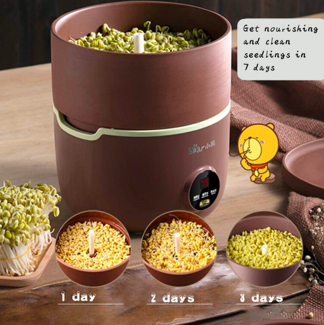 Máy Làm Giá Đỗ Tự Động Bear  3