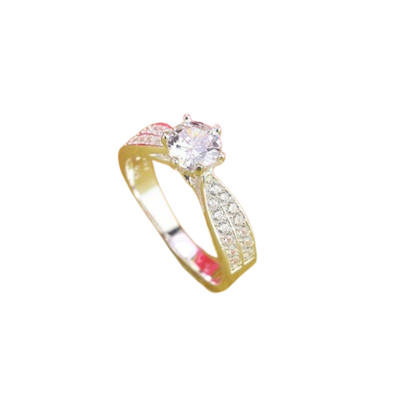 Nhận Bạc Nữ Đính Đá 1