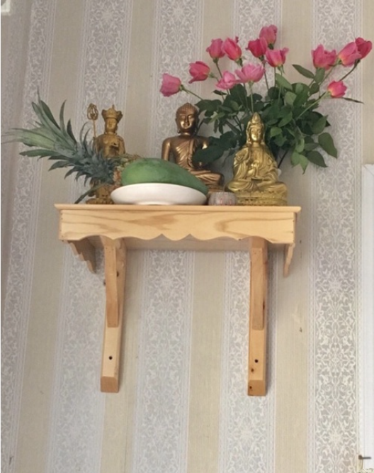 Bàn Thờ Treo Tường Gỗ Ép 1