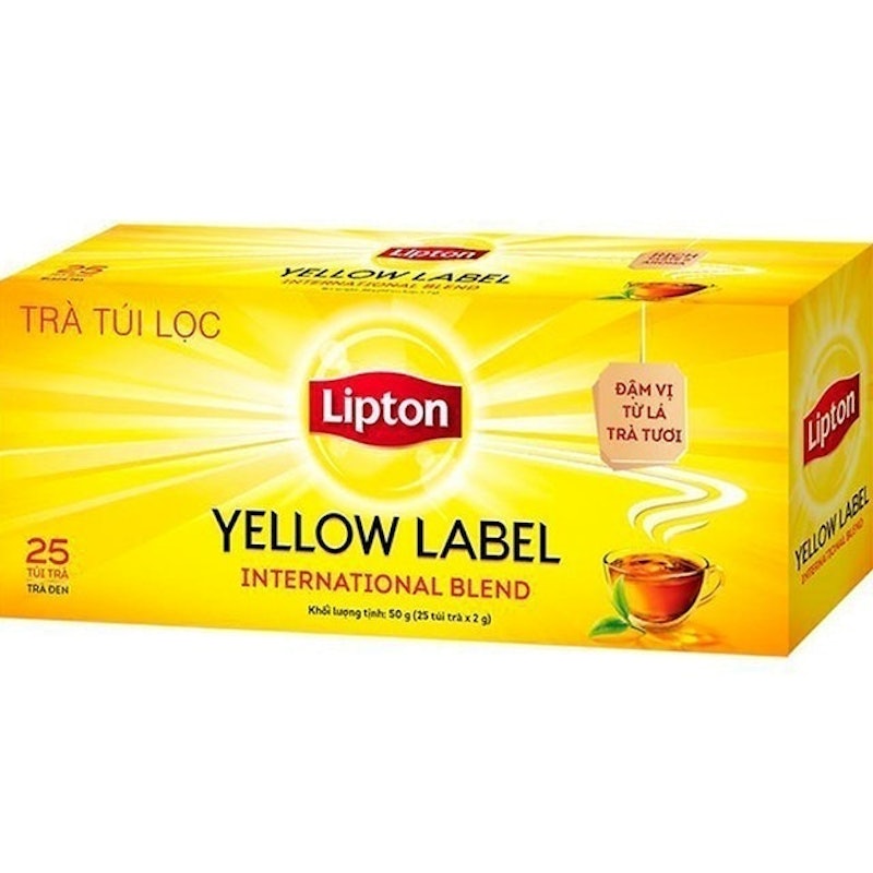 Hồng Trà Túi Lọc Lipton Nhãn Vàng 1