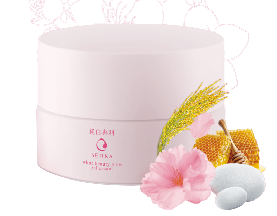 Kem Dưỡng Trắng Da Ban Đêm Senka White Beauty Glow 1