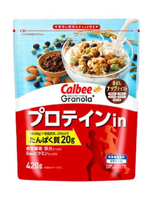 Ngũ Cốc Calbee Granola Plus Protein In 1