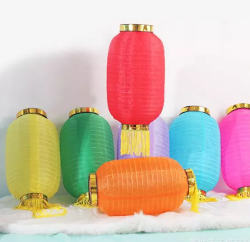 Đèn Lồng Vải Hình Trụ 2