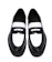 THE WOLF Giày Penny Loafer Đen Trắng Nữ 1