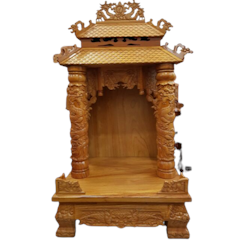 Bàn Thờ Ông Địa Gỗ Gõ Mái Chùa