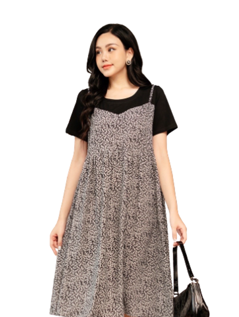Đầm Bầu Lụa Tằm Smom 1