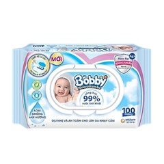 Khăn Giấy Ướt Trẻ Em Bobby
