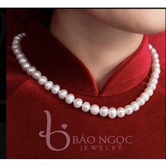Chuỗi Ngọc Trai Trắng Cổ Điển