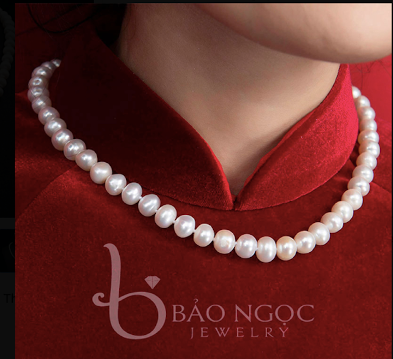 Chuỗi Ngọc Trai Trắng Cổ Điển 1