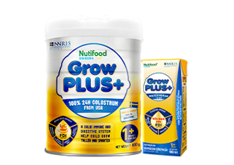 Sữa Bột NutiFood GrowPLUS+ 0+ 2