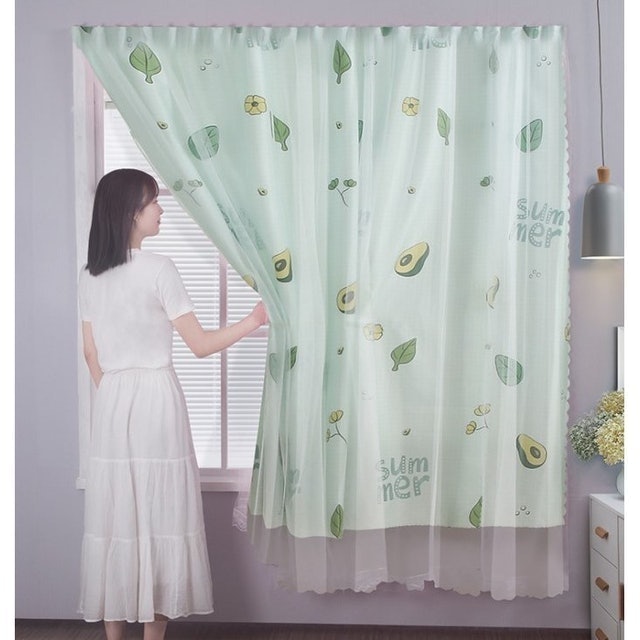 Rèm Cửa Sổ Họa Tiết Dán Tường 3