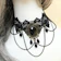 OEM Vòng Cổ Choker Ren Đính Đá 1
