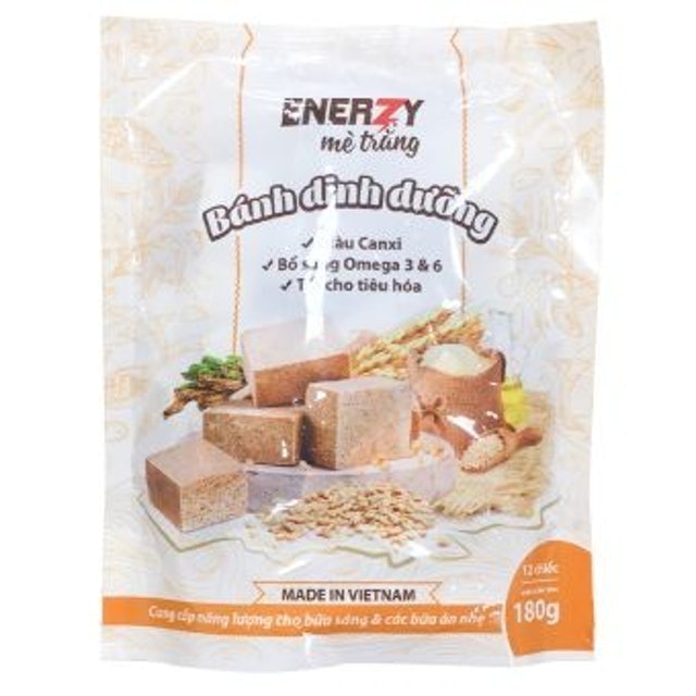 Lương Khô Dinh Dưỡng Enerzy Vị Mè Trắng  1