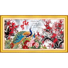 Tranh Thêu Chữ Thập Cha Mẹ