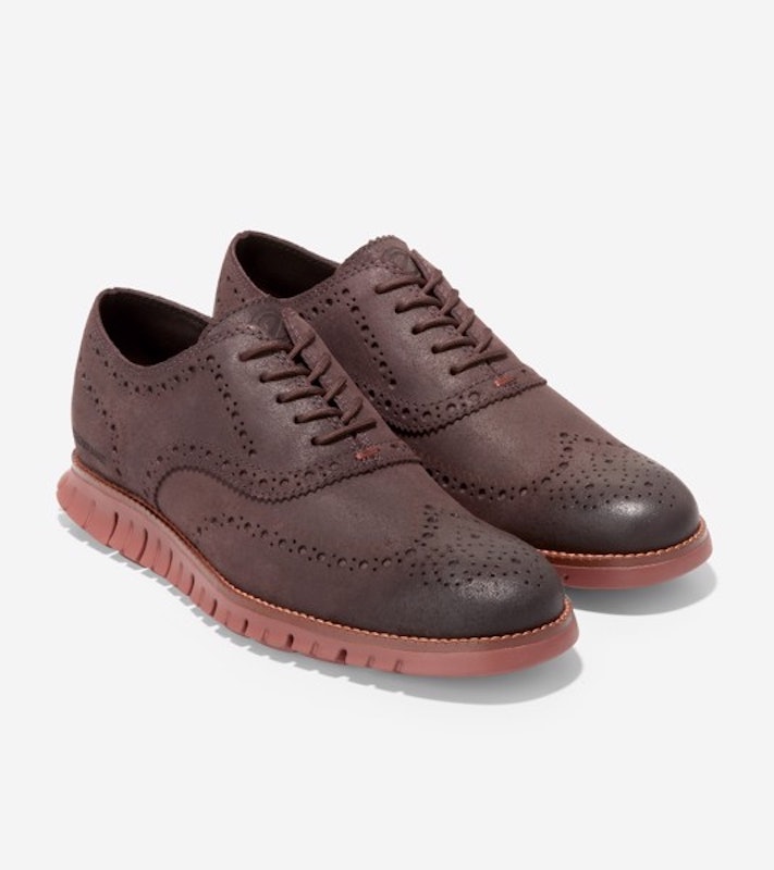 Giày Da Nam Công Sở Cao Cấp Zerogrand Wingtip Oxford 1