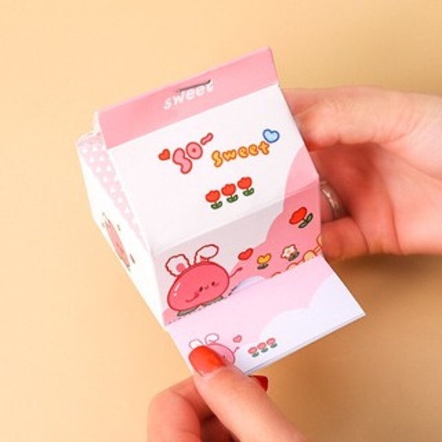 Giấy Note Hình Hộp Sữa 2