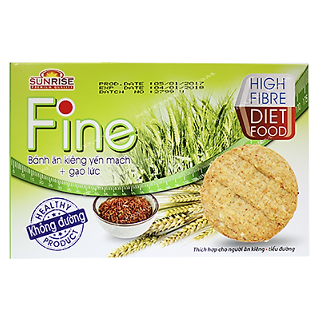 Bánh Yến Mạch Không Đường Fine 1