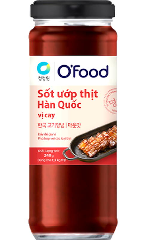 Sốt Ướp Thịt Hàn Quốc Vị Cay O'food 1