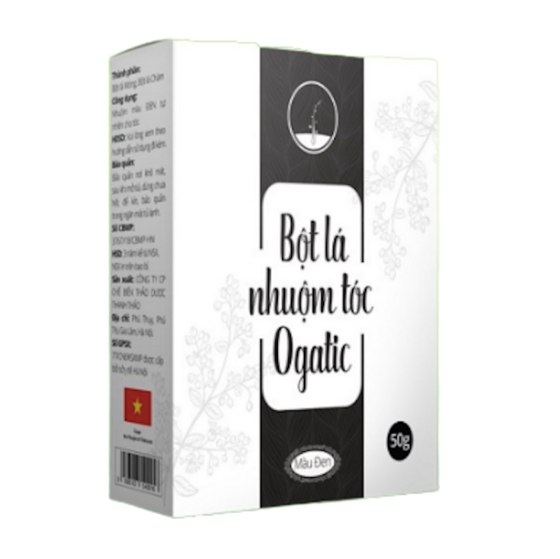 Bột Thảo Dược Nhuộm Tóc Ogatic 1