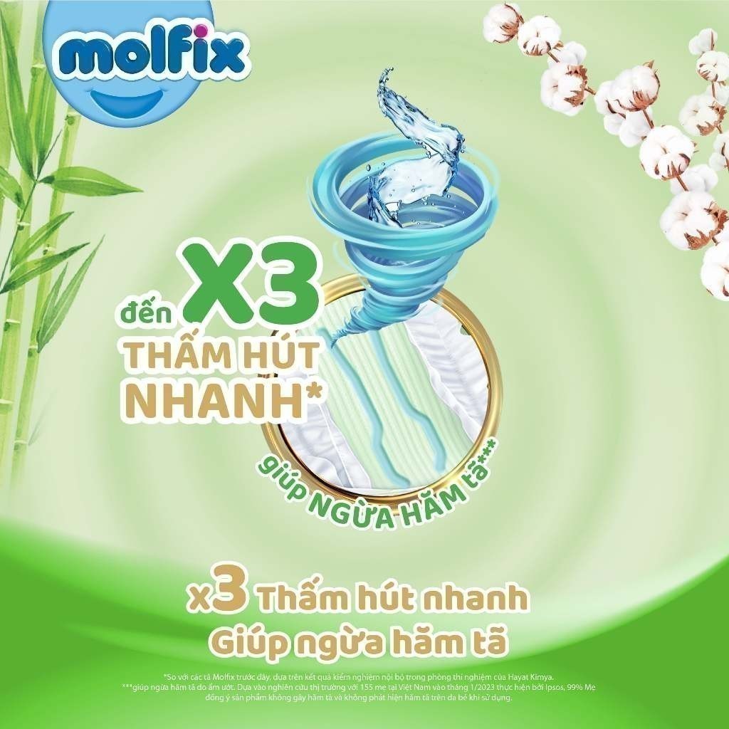 Miếng Lót Sơ Sinh Molfix Super Jumbo 5