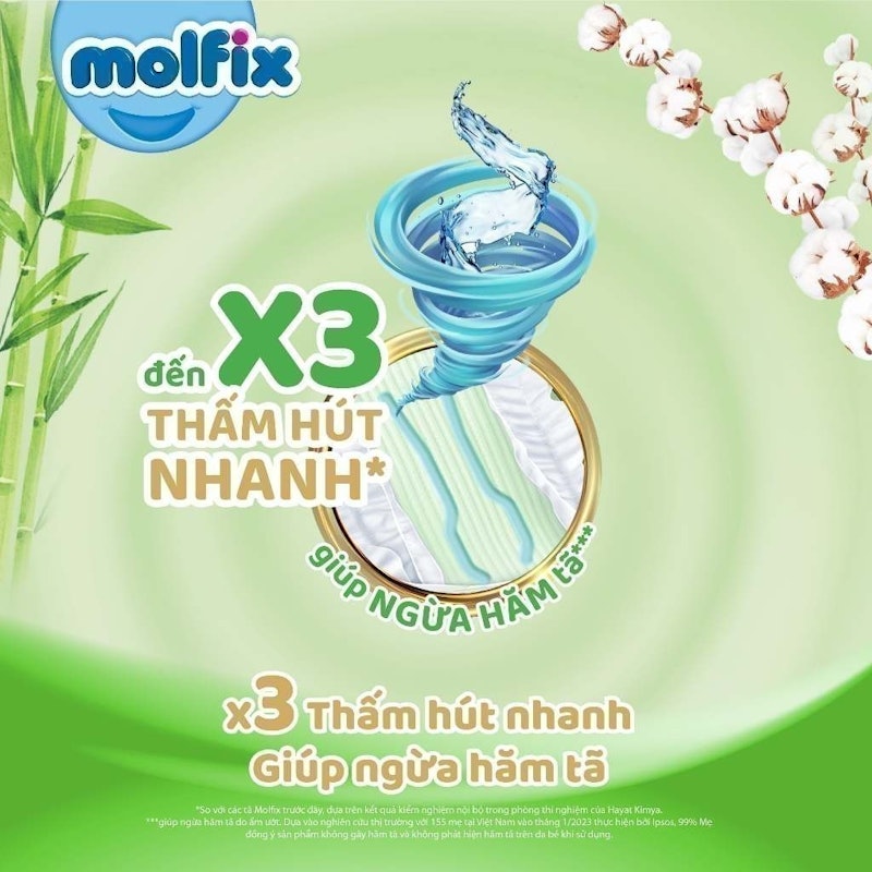 Miếng Lót Sơ Sinh Molfix Super Jumbo 5