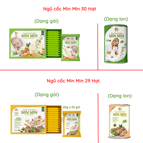Bột Ngũ Cốc Dinh Dưỡng Min Min  3