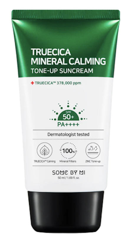 Kem Chống Nắng Truecica Mineral Calming Tone-up Suncream SPF 50+/PA++++ 1