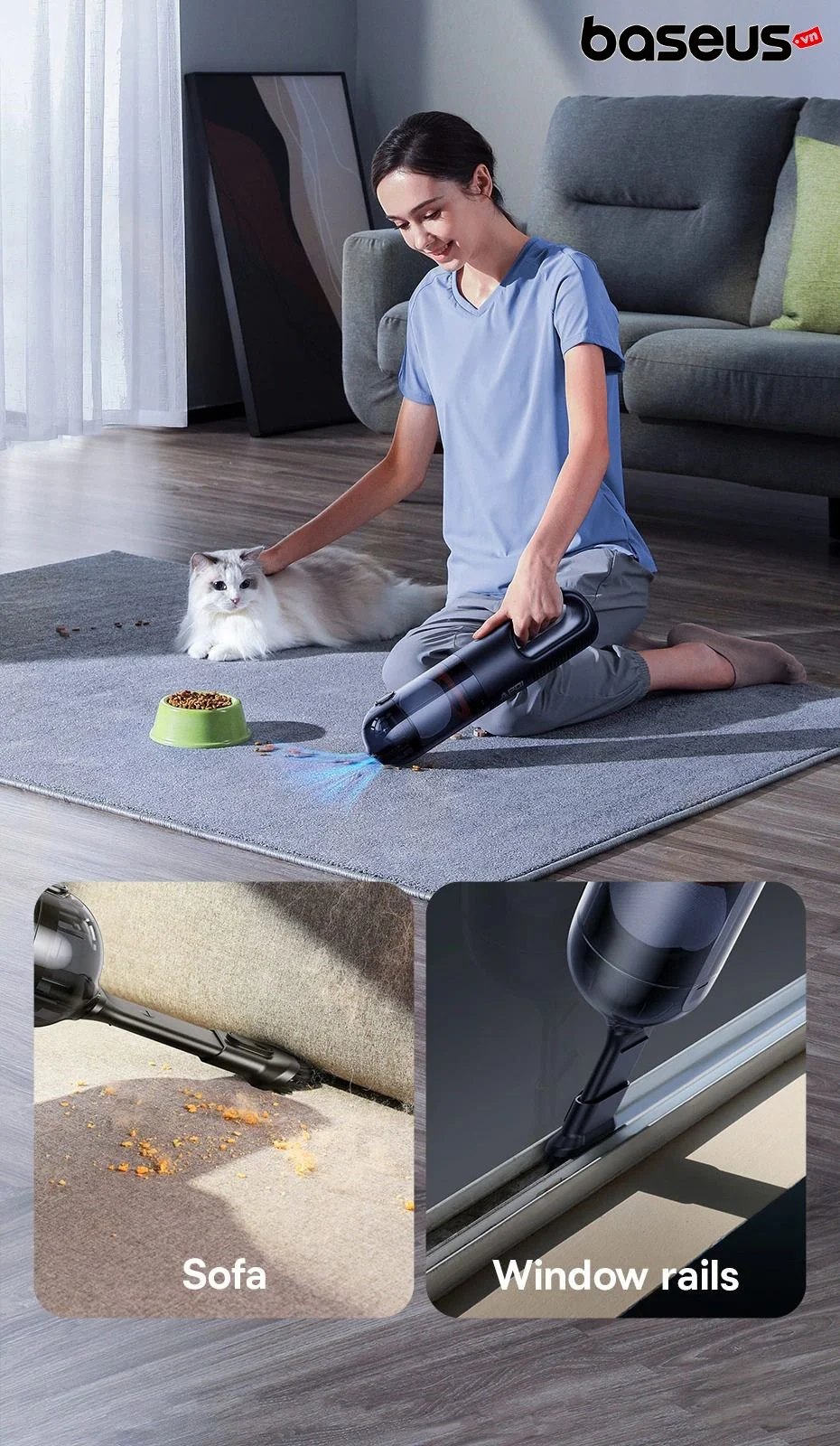 Máy Hút Bụi Cầm Tay Baseus AP01 6