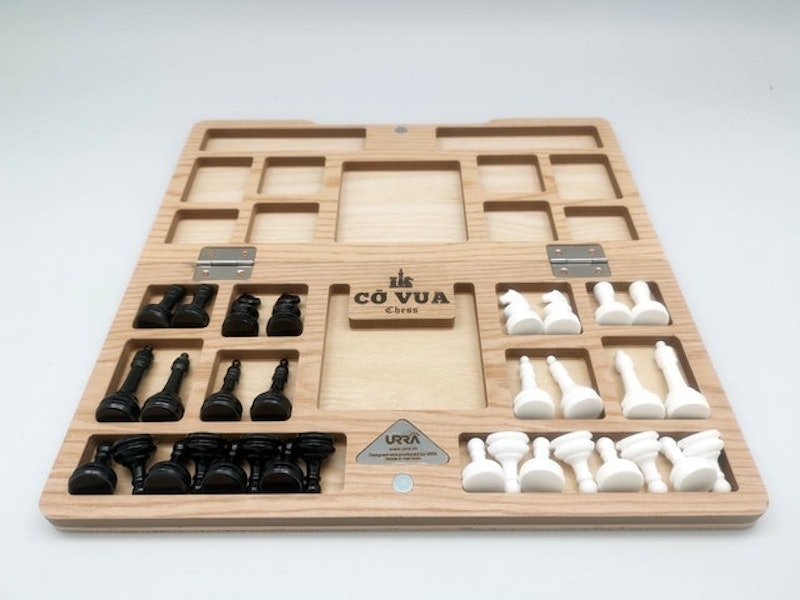 Bàn Cờ Vua Gấp Urra V-Square Chess 2021 2
