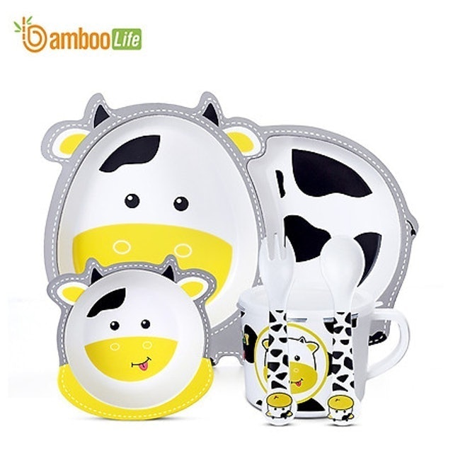 Bộ Dụng Cụ Ăn Dặm Sợi Tre 2
