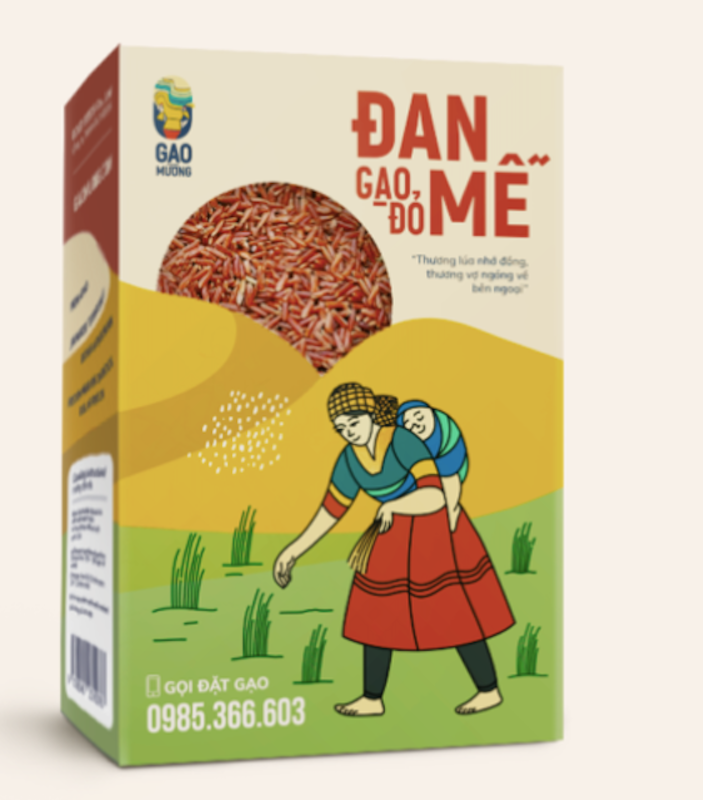 Gạo Lứt Đỏ Đan Mễ 1