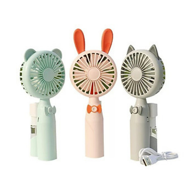 Quạt Phun Sương Mini Cầm Tay Hình Thú 1