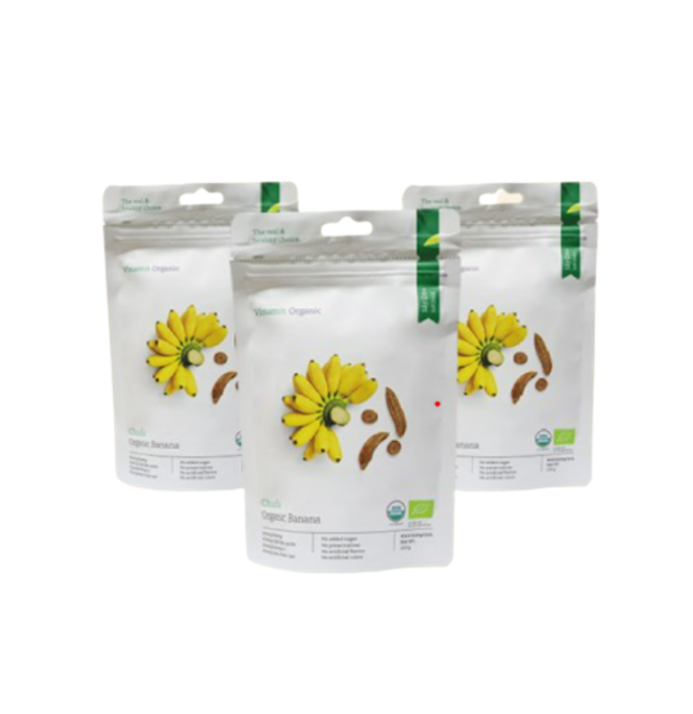 Chuối Sấy Dẻo Hữu Cơ Vinamit 1