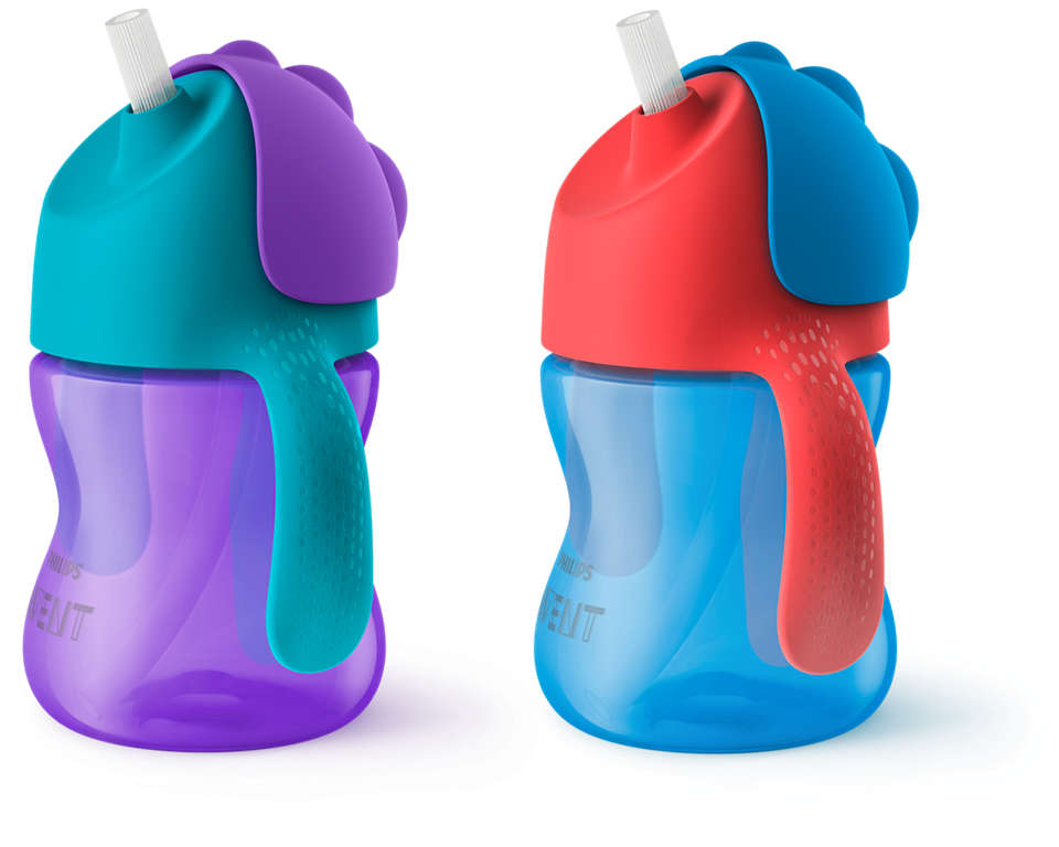 Bình Tập Uống Có Ống Hút 200 ML Philips Avent  2