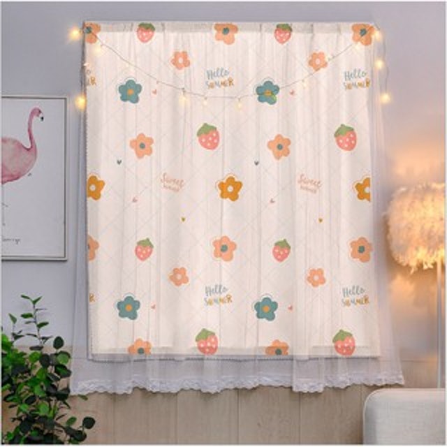 Màn Cửa Dán Tường Hai Lớp  3