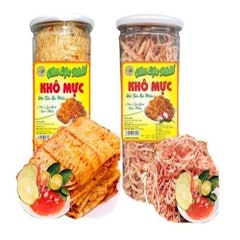 Combo 2 Hũ Mực Sấy Khô Tẩm Vị Và Mực Sấy Khô Xé Sợi TLP