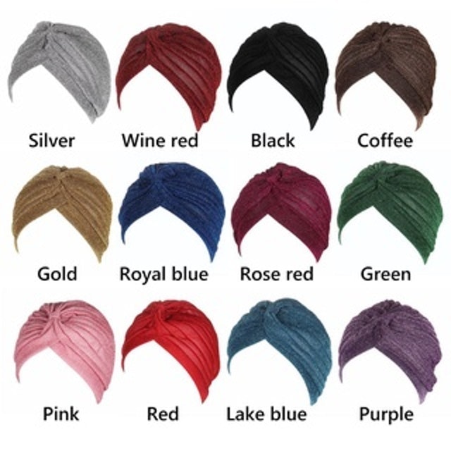 Mũ Turban Trùm Đầu Mềm Mại  1