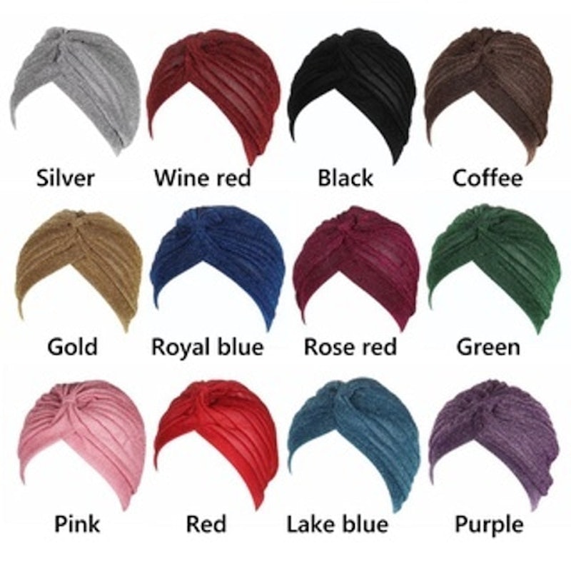 Mũ Turban Trùm Đầu Mềm Mại 1