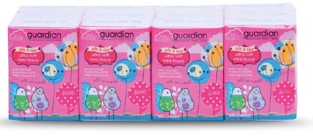 Khăn Giấy Bỏ Túi Siêu Mềm Guardian Ultra Soft Mini 3