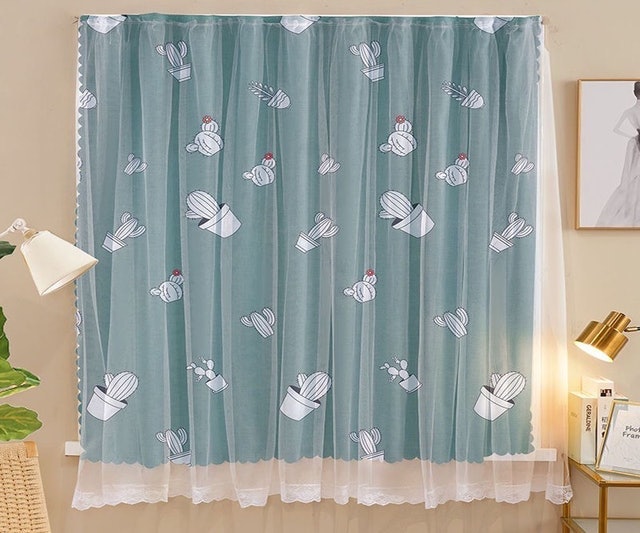 Rèm Cửa Sổ Họa Tiết Dán Tường 1