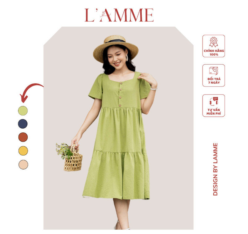 Váy Bầu Bella Dress L'amme 1